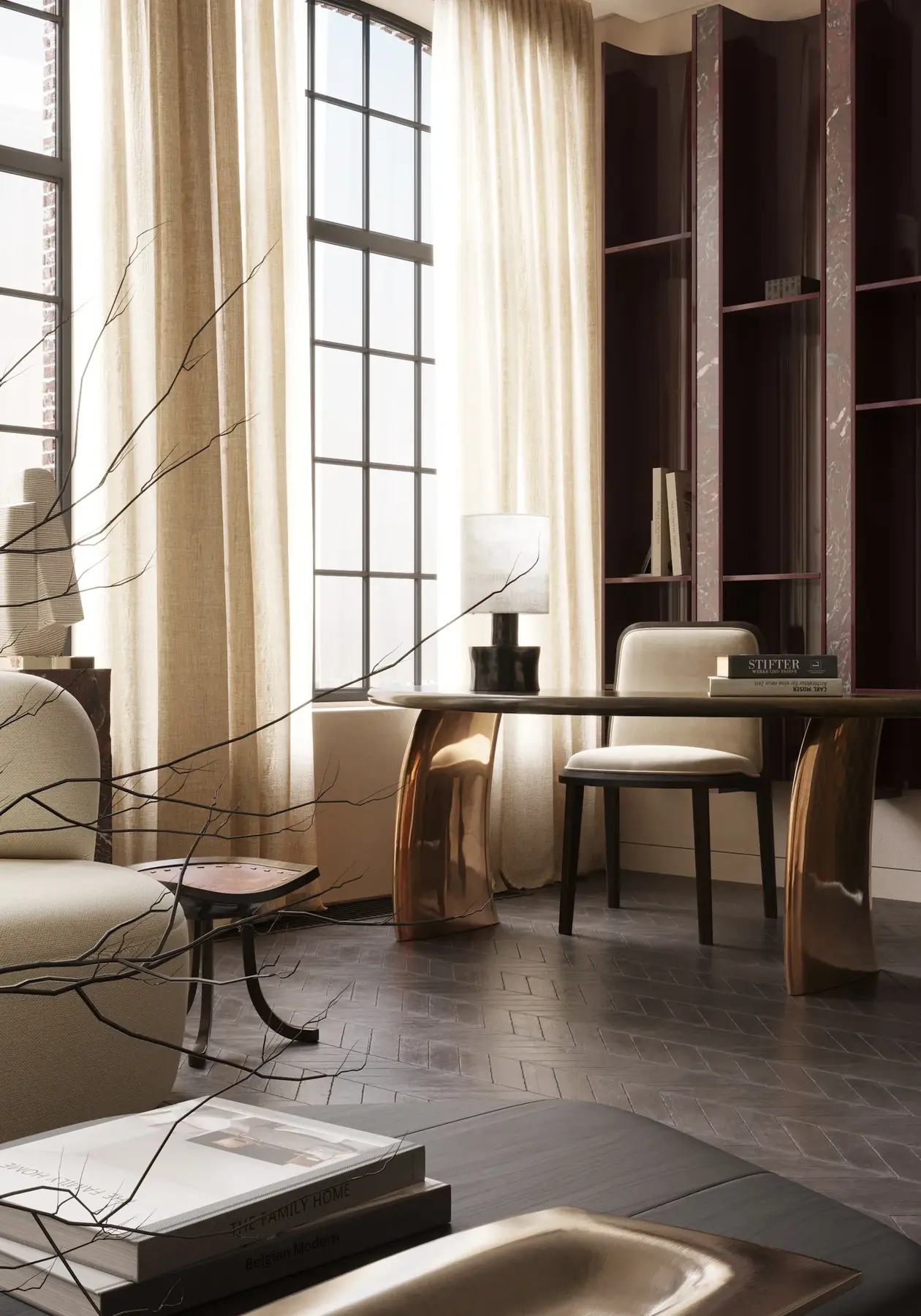 Apartment, Bangkok, living and dining area