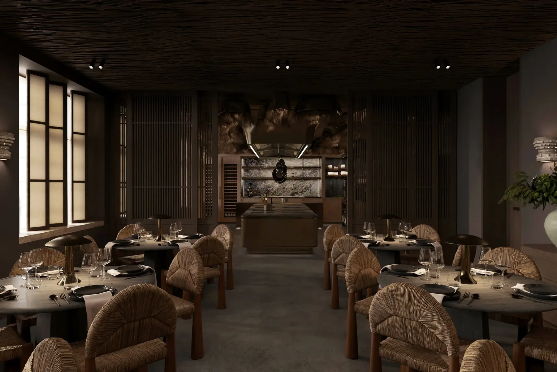 Restaurant, Samui, dining hall