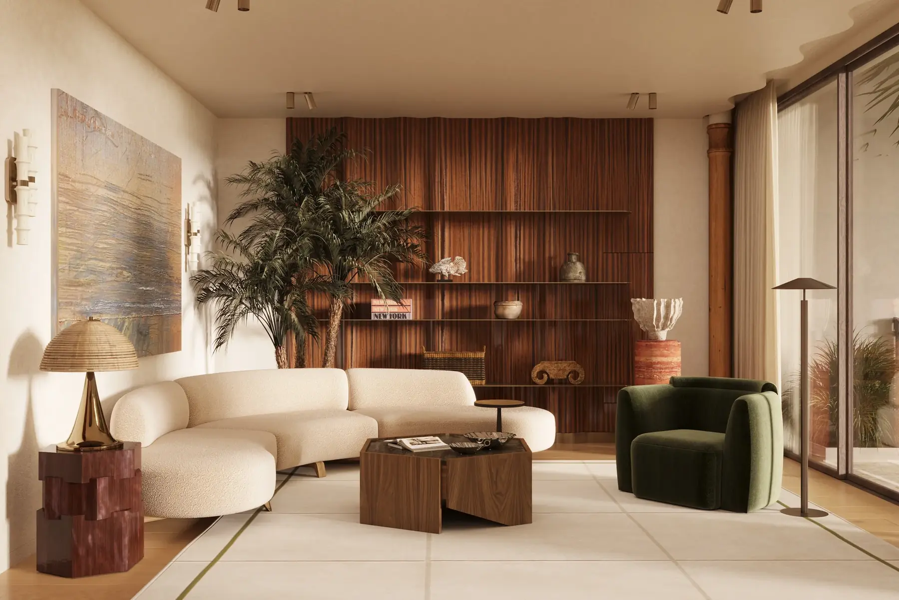 Villa, Phuket, living room